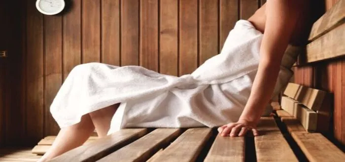 sauna before or after yoga