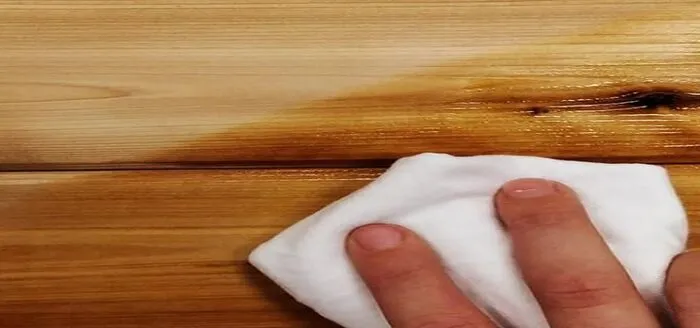 Mineral oil for sauna wood